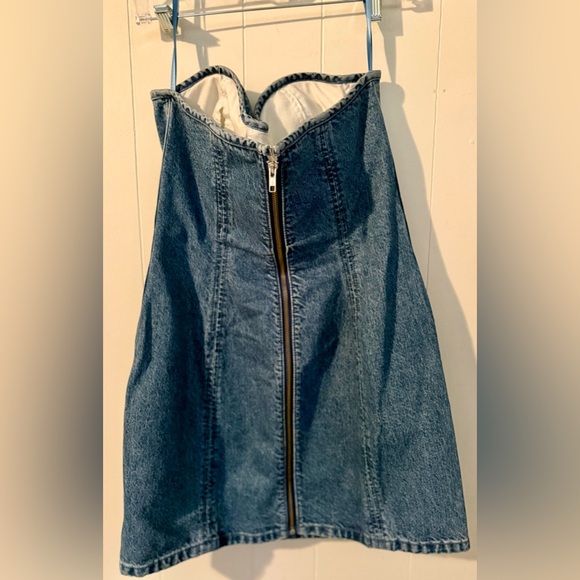 Lovers and Friends Alexis Bustier Mini Denim Dress - size M - Picture 6 of 16